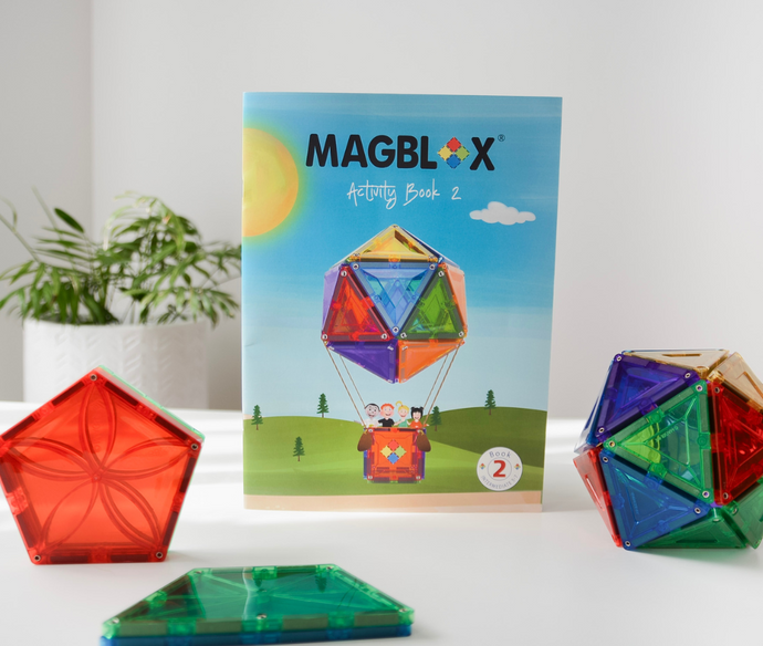 ACTIVITY BOOK VOLUME 2 to play with Magnetic Tiles