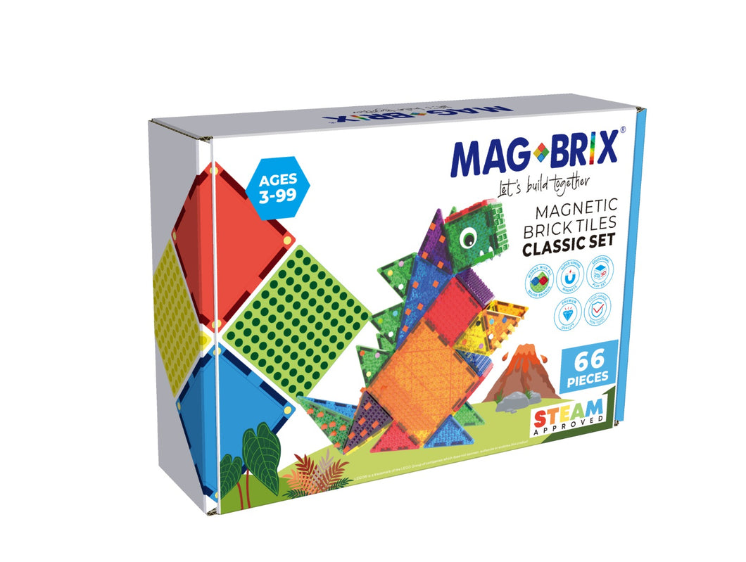 MAGBRIX® 66 PCS TRANSLUCENT SET