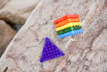 Load image into Gallery viewer, MAGBRIX® MAGNETIC BRICK TILE - EQUILATERAL TRIANGLE 12 PCS PACK