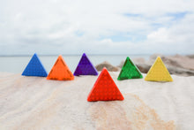 Load image into Gallery viewer, MAGBRIX® MAGNETIC BRICK TILE - EQUILATERAL TRIANGLE 12 PCS PACK