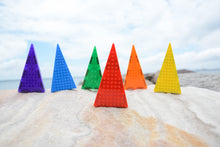 Load image into Gallery viewer, MAGBRIX® MAGNETIC BRICK TILE - ISOSCELES TRIANGLE 12 PCS PACK
