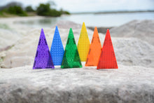 Load image into Gallery viewer, MAGBRIX® MAGNETIC BRICK TILE - ISOSCELES TRIANGLE 12 PCS PACK