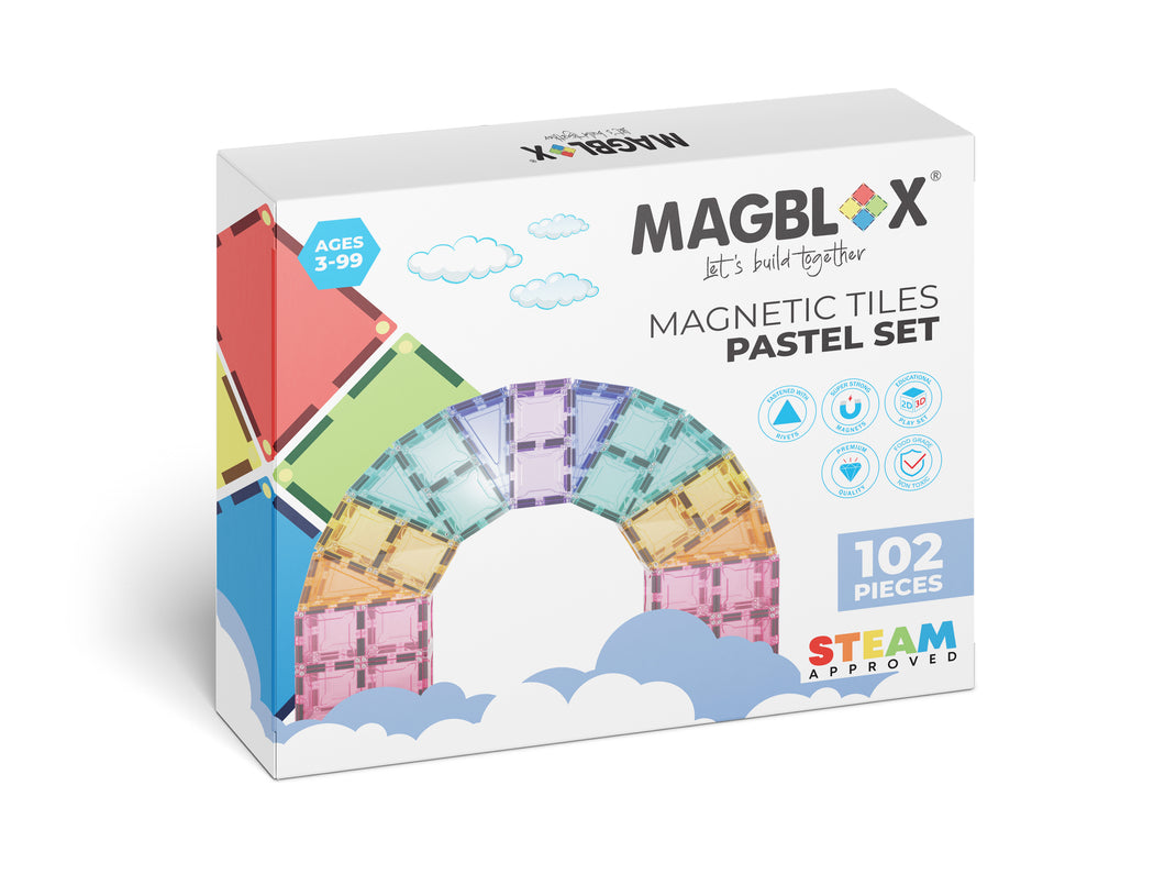 MAGBLOX® 102 PCS LIGHT COLOURS SET