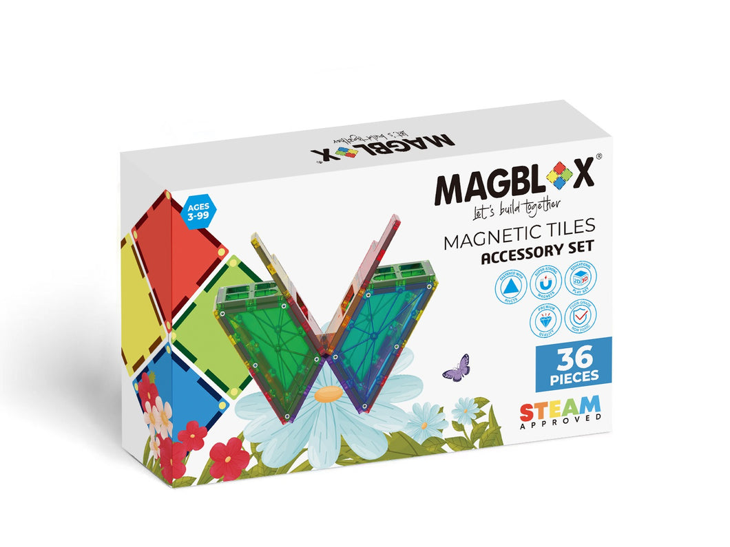 MAGBLOX® 36 PCS ACCESSORY SET -  Magnetic Tiles