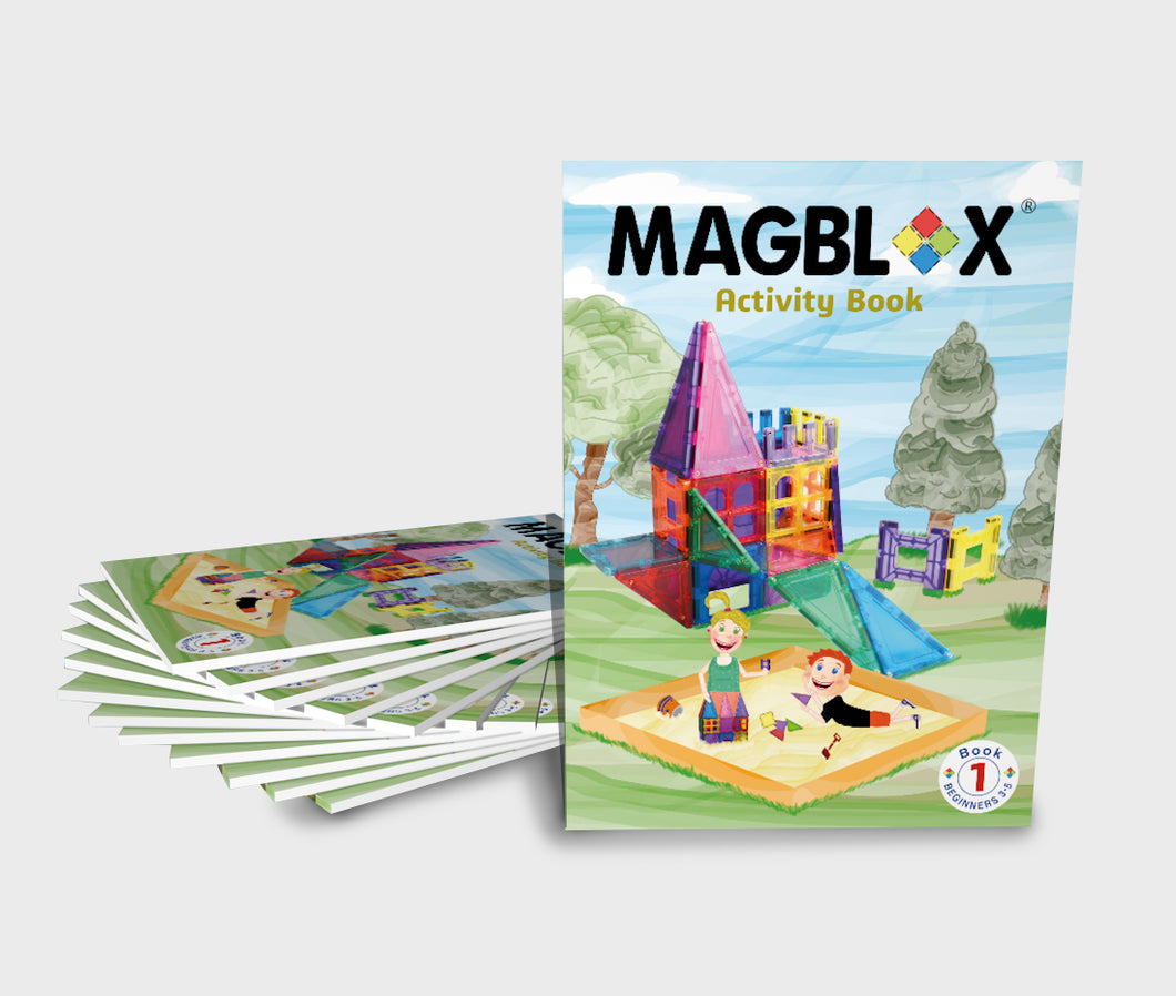 MAGBLOX ACTIVITY BOOK VOLUME 1 - Magnetic Tiles 