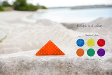Load image into Gallery viewer, MAGBRIX® MAGNETIC BRICK TILE - RIGHT ANGLE TRIANGLE 12 PCS PACK
