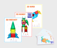 Load image into Gallery viewer, MAGBLOX® 18 CHALLENGE CARDS | Magnetic Tiles
