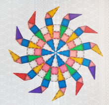 Load image into Gallery viewer, Magnetic Tiles | Set Mandala Challenge CardsMagnetic Tiles | Set Mandala Challenge Cards 3
